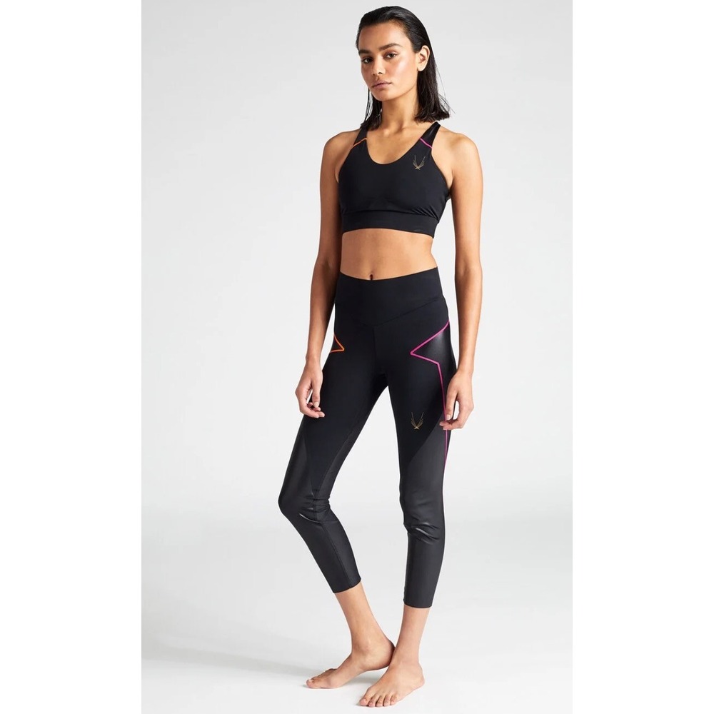 Lucas Hugh London Black Activewear Leggings Large Zipper Pocket Portugal